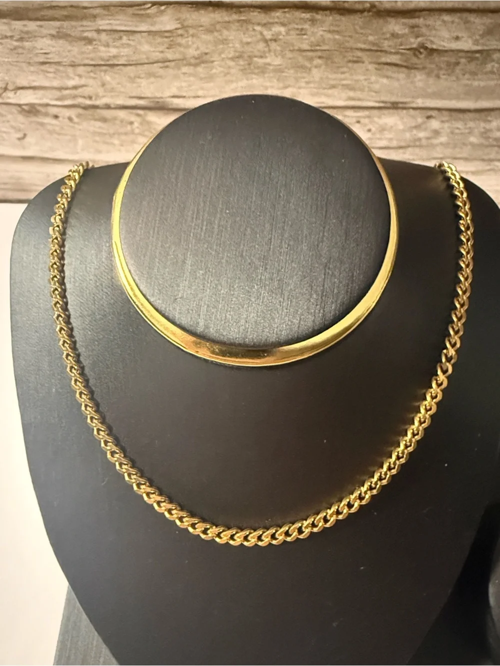 Gold Plated On Stainless Steel Chain Necklace - Classic Mens Jewelry